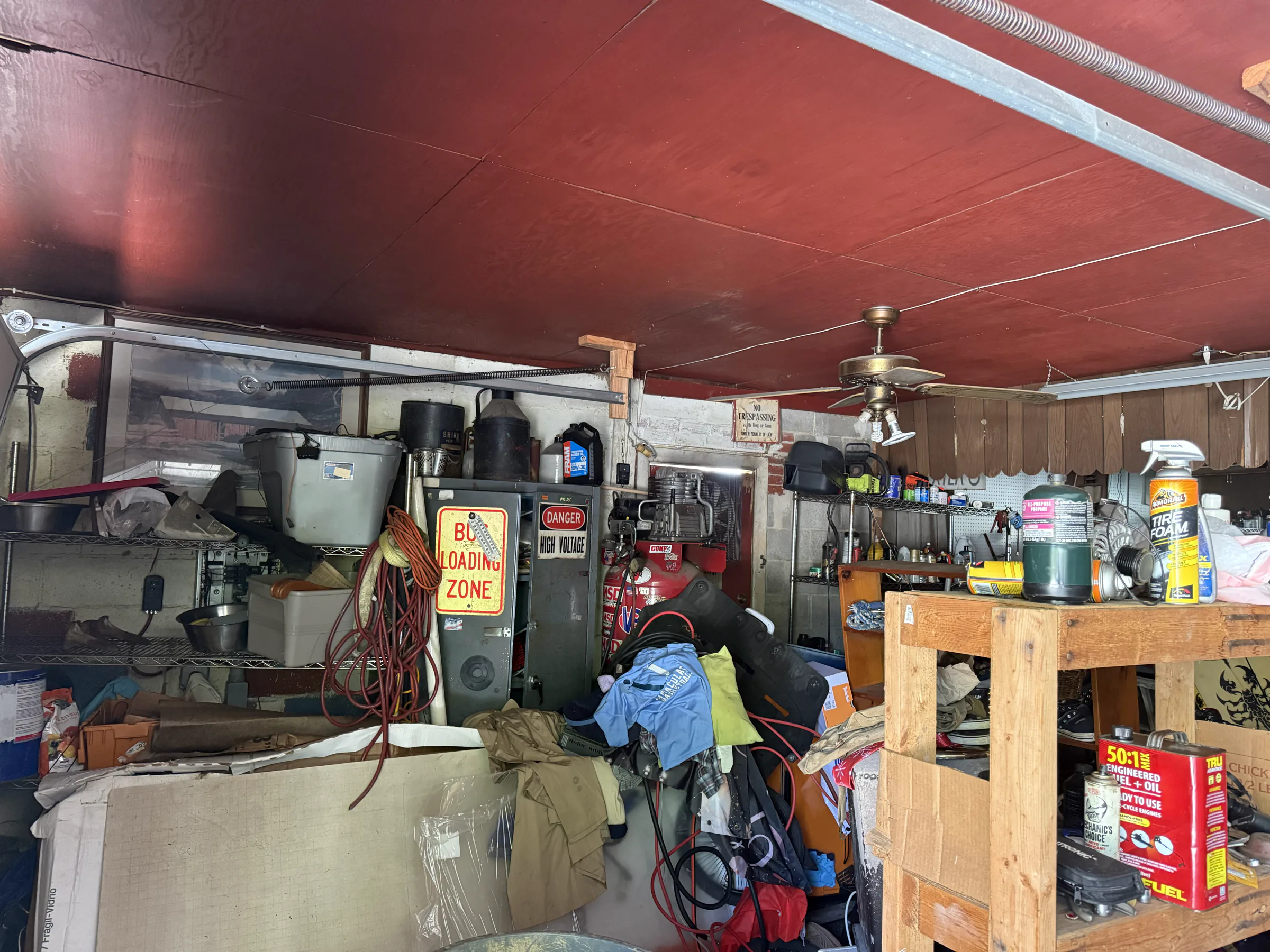 Garage left inside